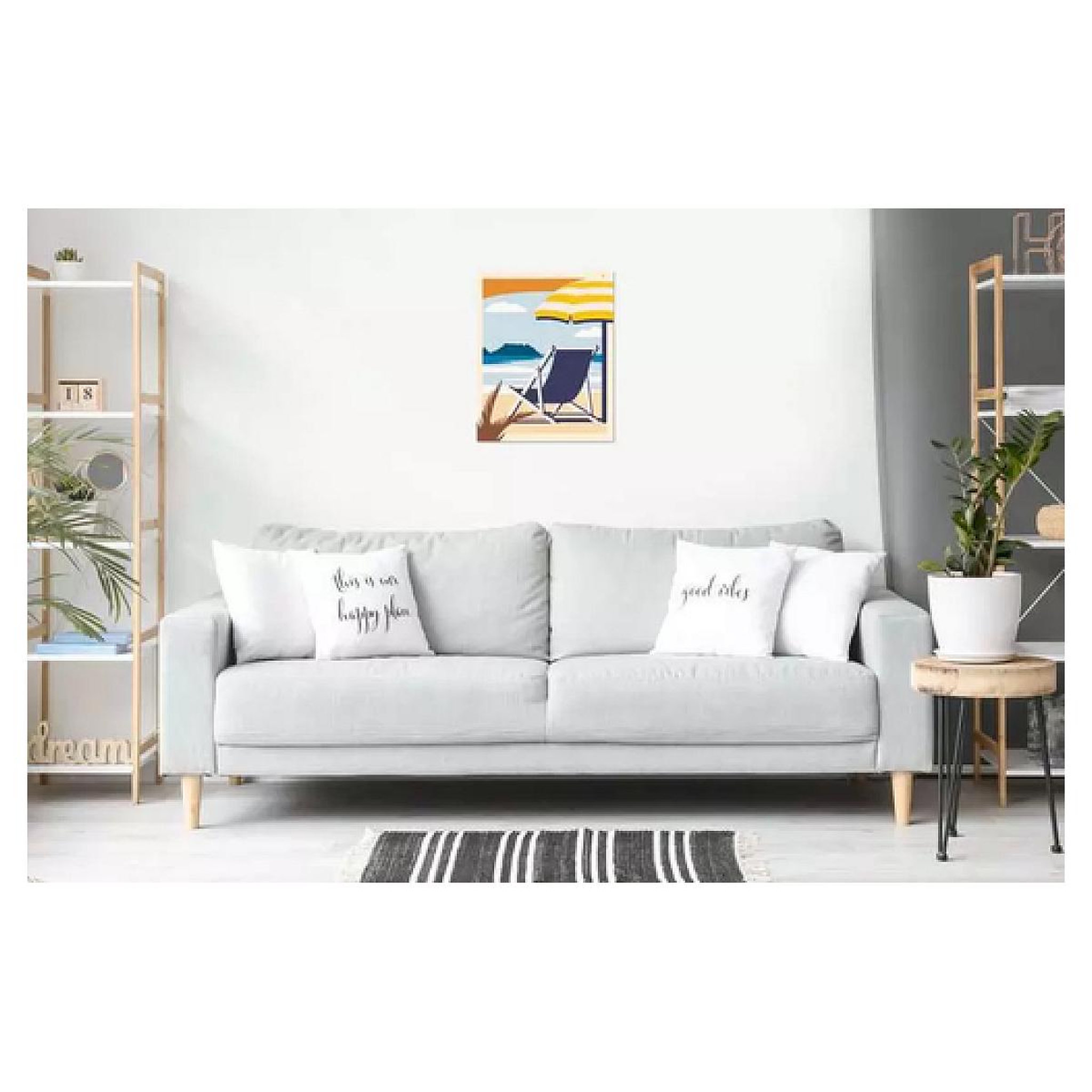 Voir la diapositive 4 : RAVENSBURGER CreArt - 24x30 cm Peinture par numeros pour se detendre sur la Plage