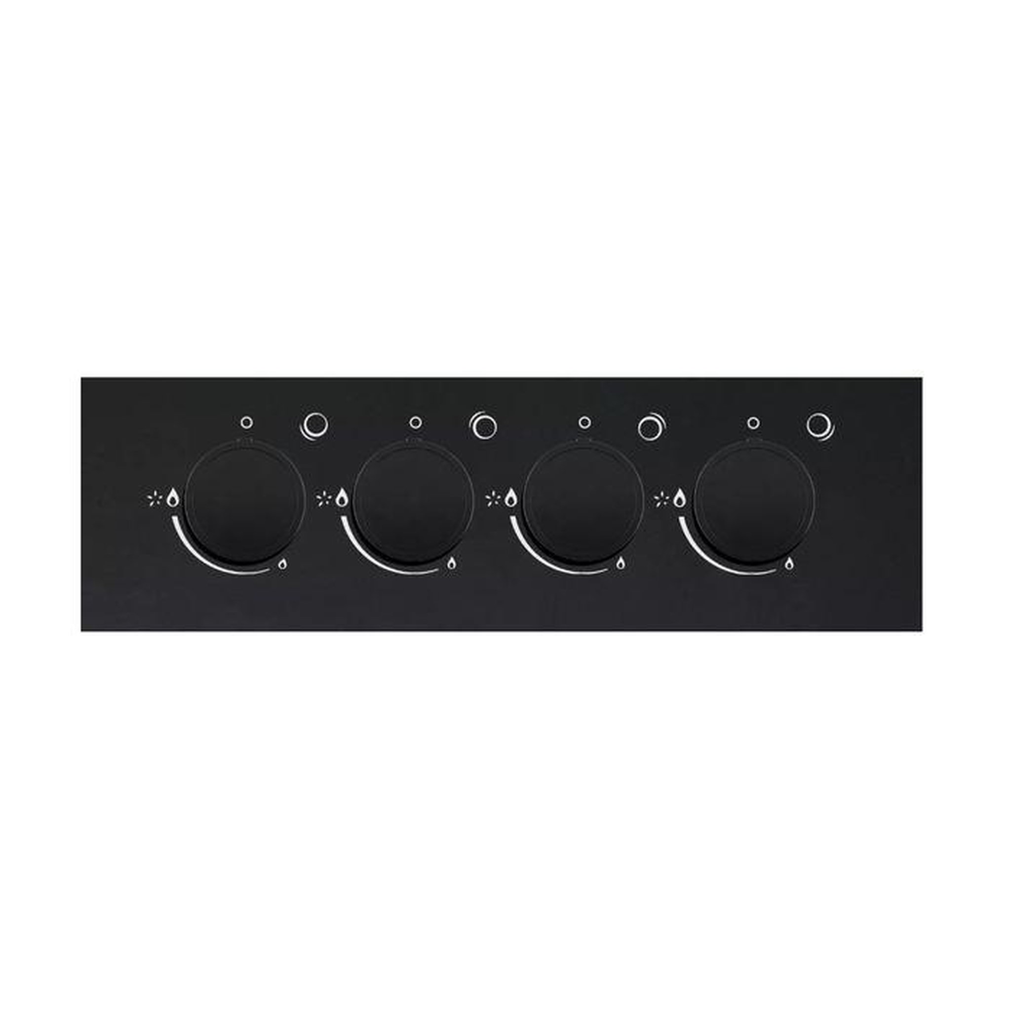 Voir la diapositive 3 : Sauter Table de cuisson gaz 60cm 4 feux noir - SPG3465B