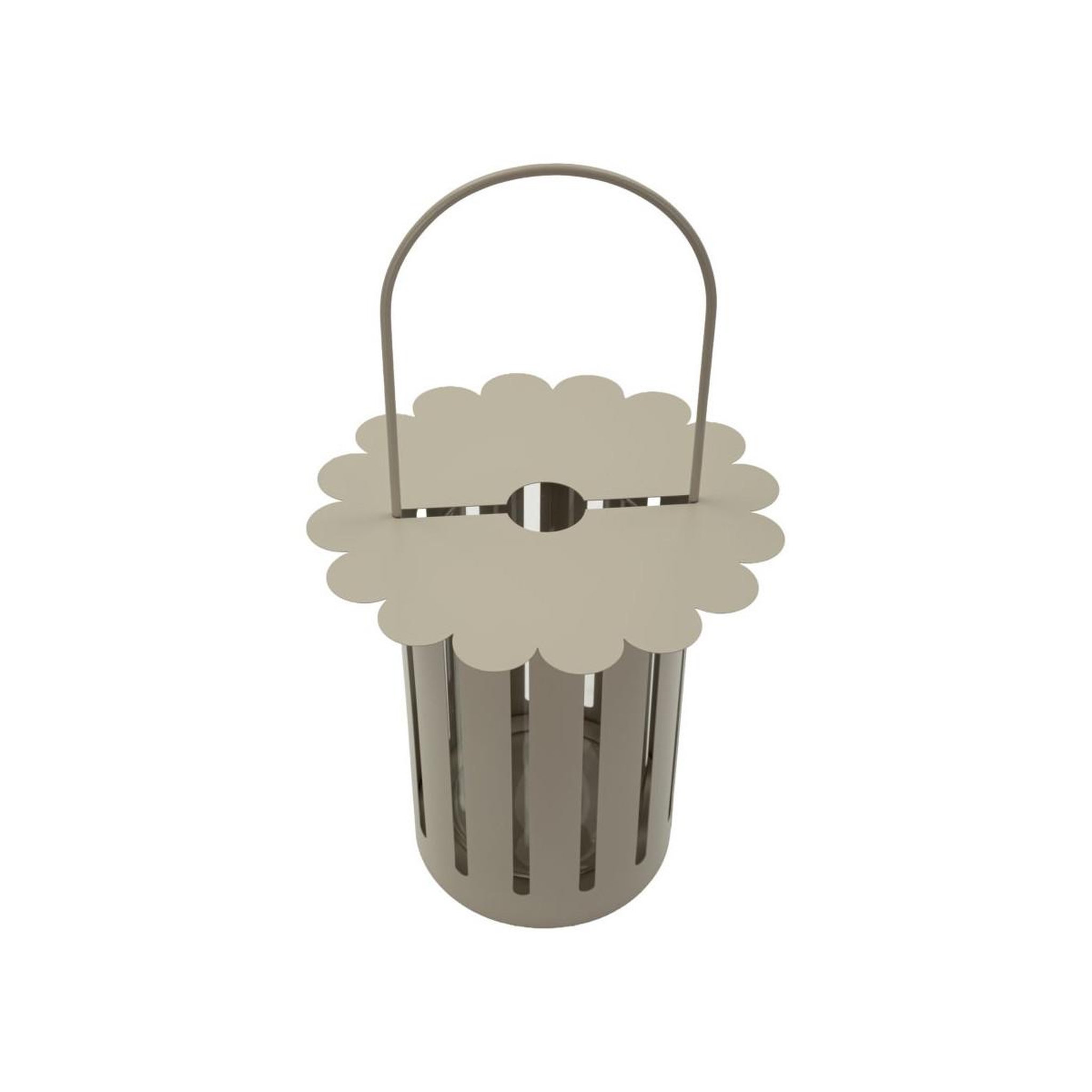 Voir la diapositive 3 : Paris Prix Lanterne en Métal  Saturn  43cm Taupe