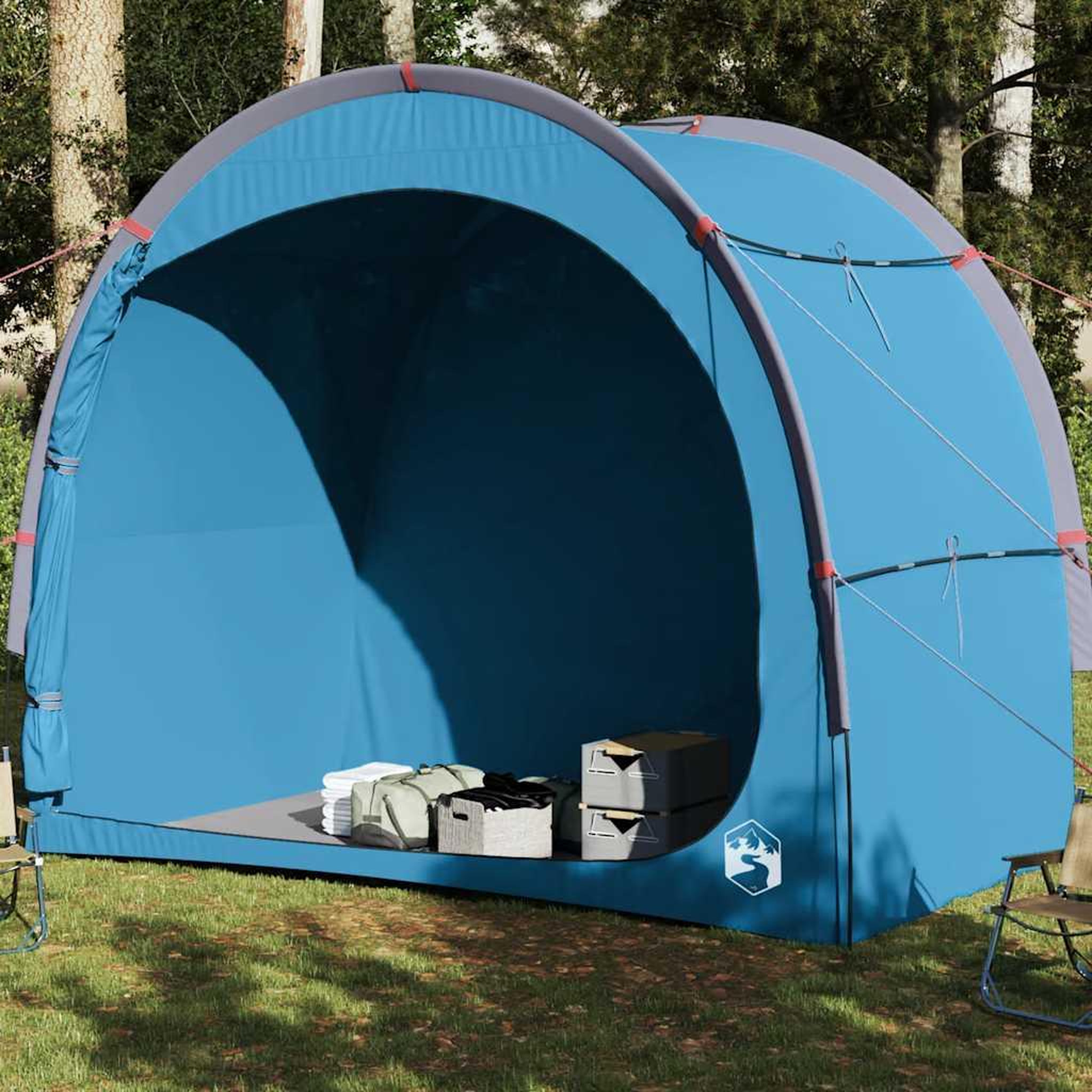 VIDAXL Tente de reception bleu impermeable