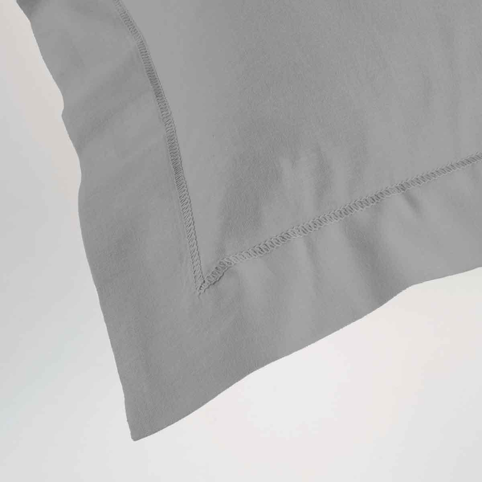 Voir la diapositive 2 : Douceur d'Intérieur Taie d'Oreiller en Coton Bio  Biolina  63x63cm Gris