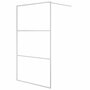 Voir la diapositive 2 : VIDAXL Paroi de douche Argente 115x195 cm Verre ESG transparent