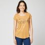 Voir la diapositive 1 : IN EXTENSO T-shirt manches courtes beige femme