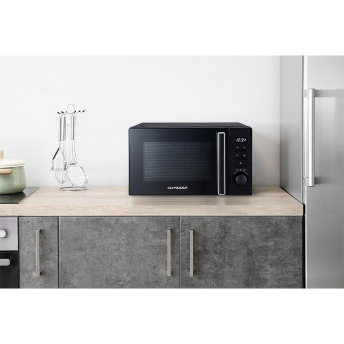 SCHNEIDER Micro-onde 20l Noir Scmw20sdb Schneider