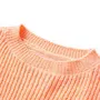 VIDAXL Pull-over tricote pour enfants orange vif 128