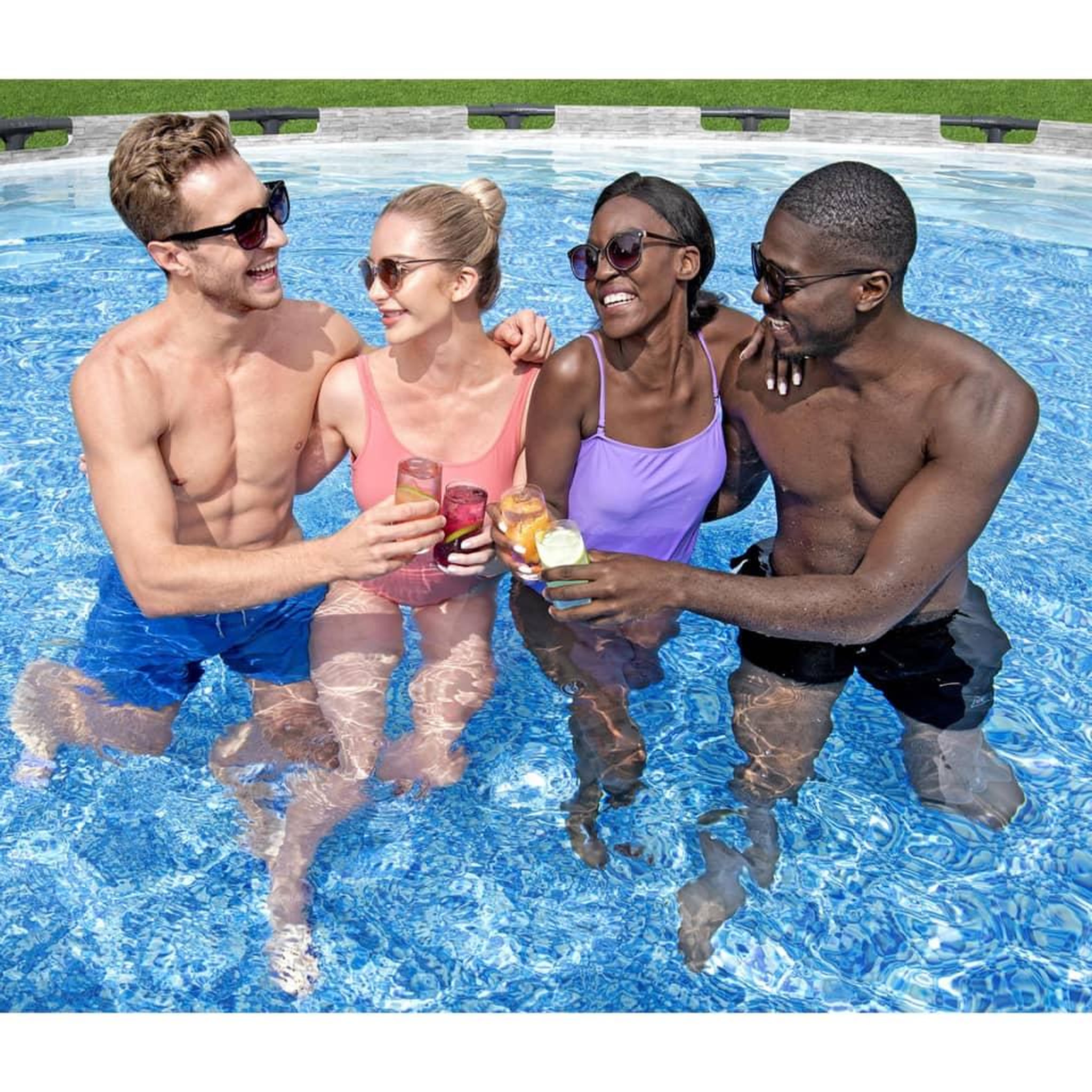 Voir la diapositive 4 : BESTWAY Bestway Piscine Power Steel 549x122 cm