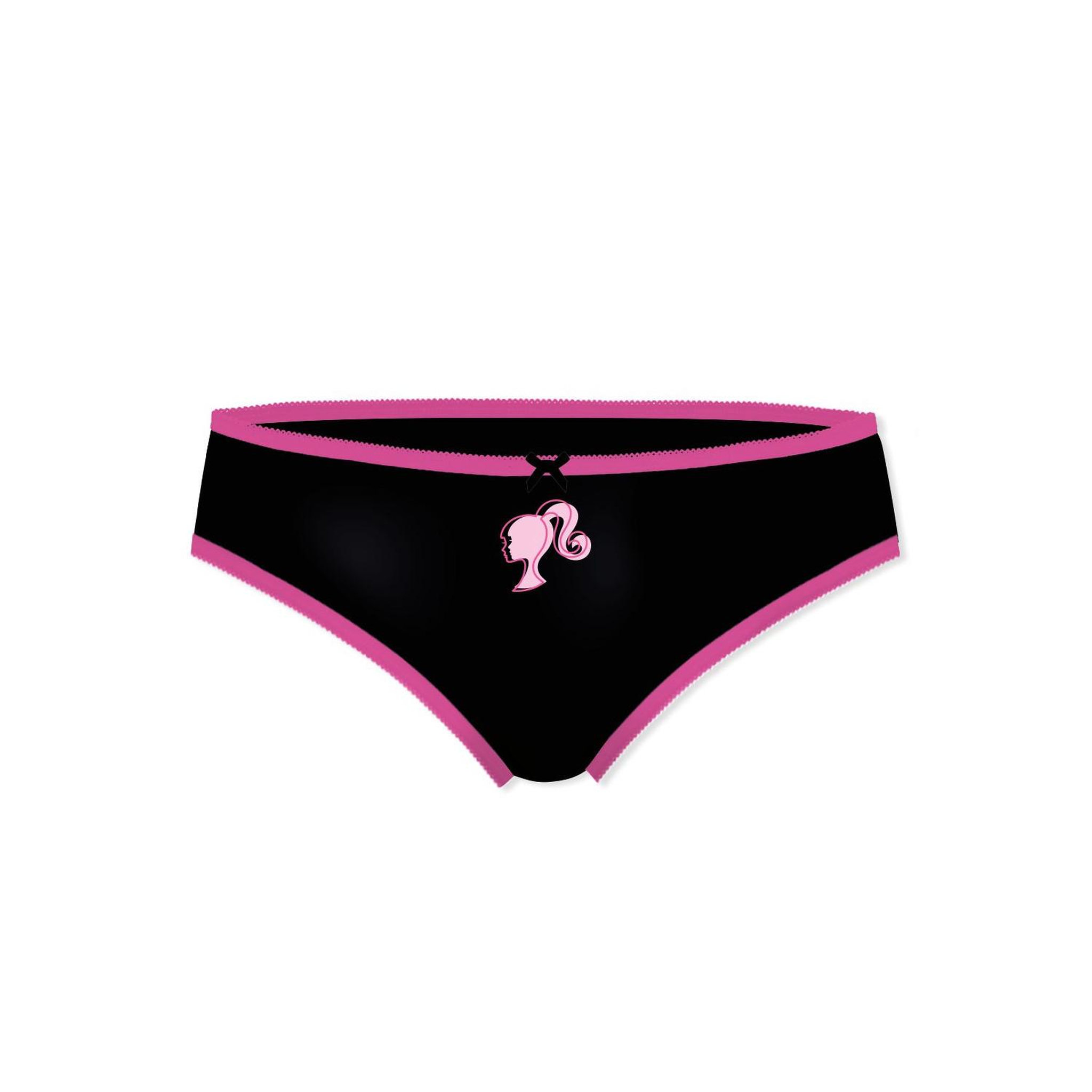 Voir la diapositive 3 : BARBIE Lot de 5 culottes bébé fille en coton