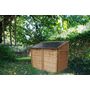 Voir la diapositive 2 : Coffre de rangement jardin bois - 1200L - TROCADERO