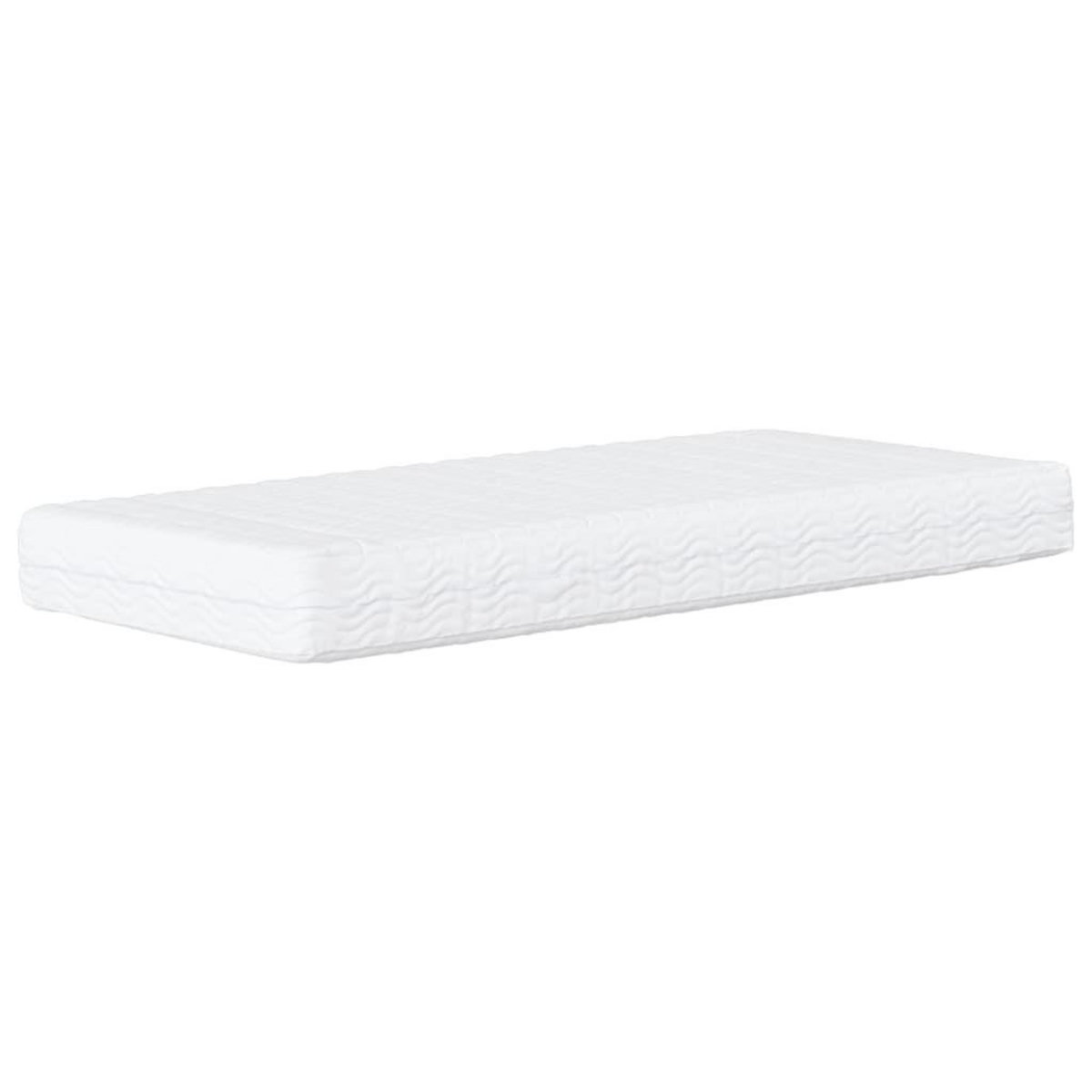 VIDAXL Lit de jour avec matelas noir 90x190 cm tissu