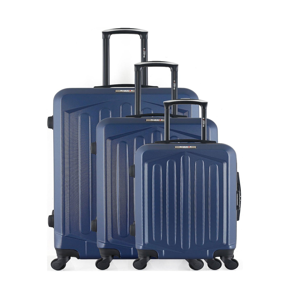 BLUESTAR Set de 3 Valises Rigides HAGEN