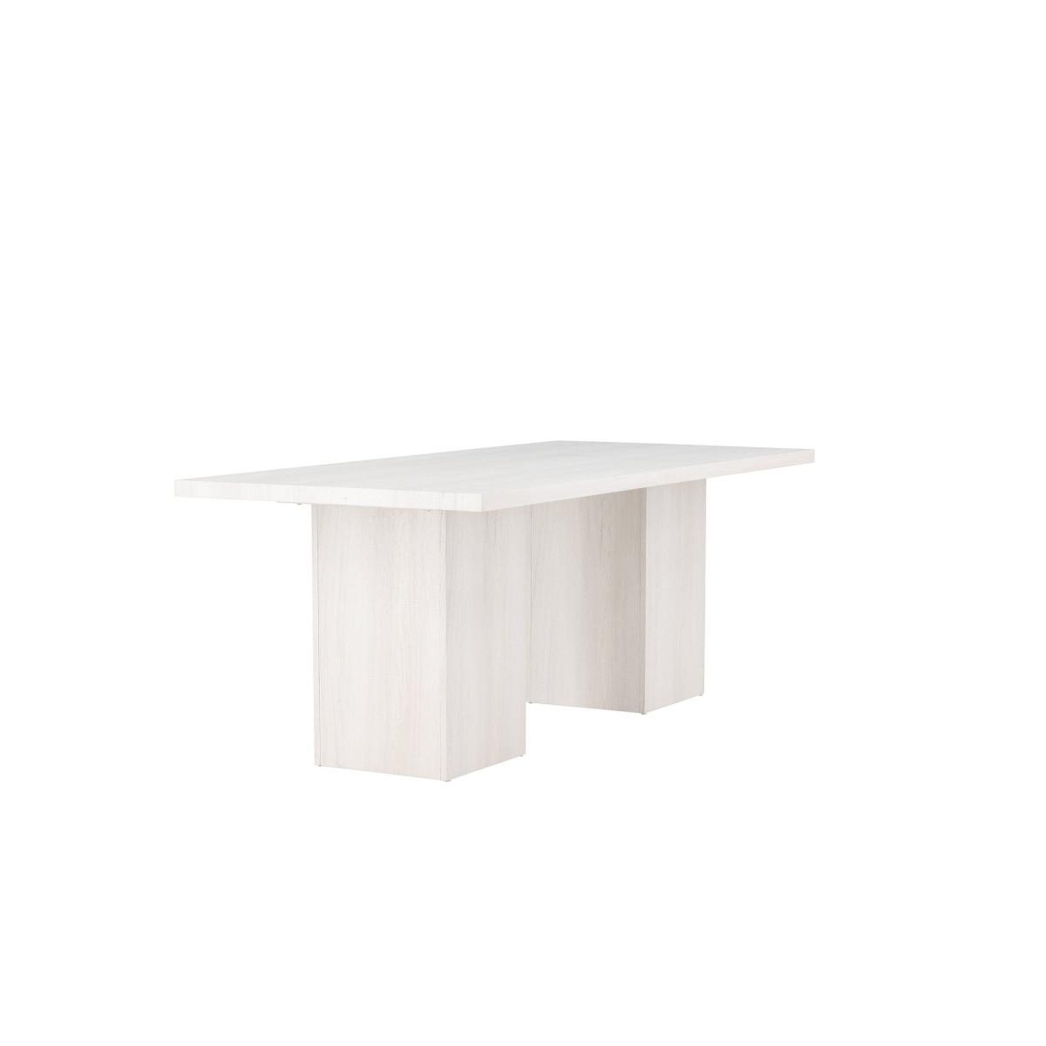 Voir la diapositive 3 : Paris Prix Table à manger blanc  olga  200cm blanc