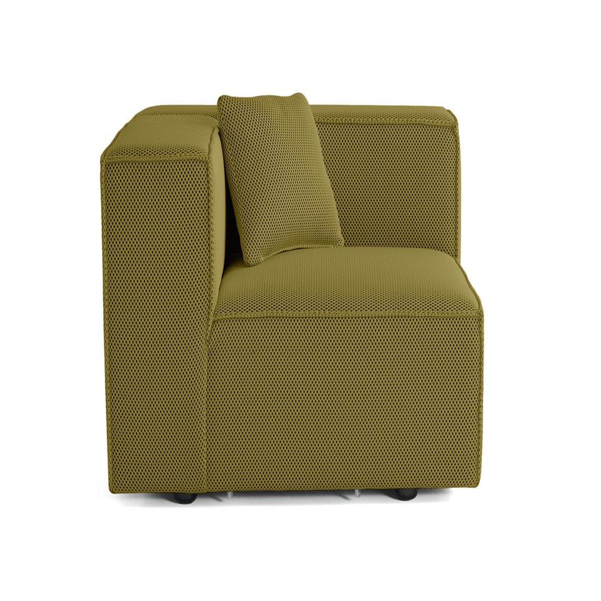 Voir la diapositive 4 : LISA DESIGN Arty - module d'assise droit - en tissu mailles 3d