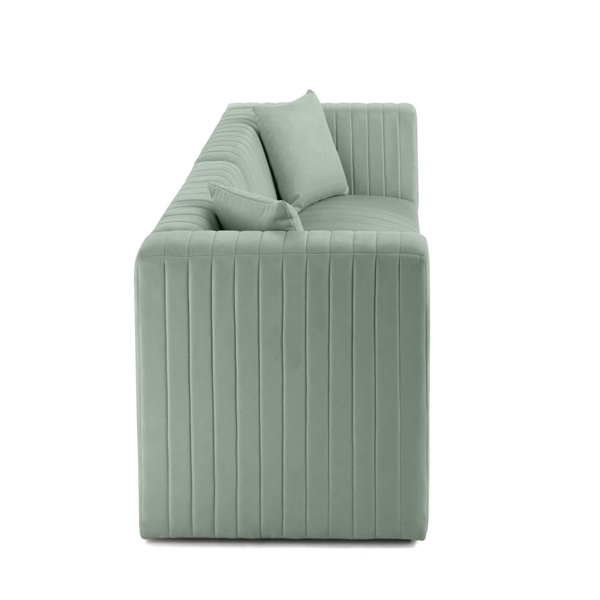 Voir la diapositive 5 : LISA DESIGN Nova - canapé modulable 2 places - en velours