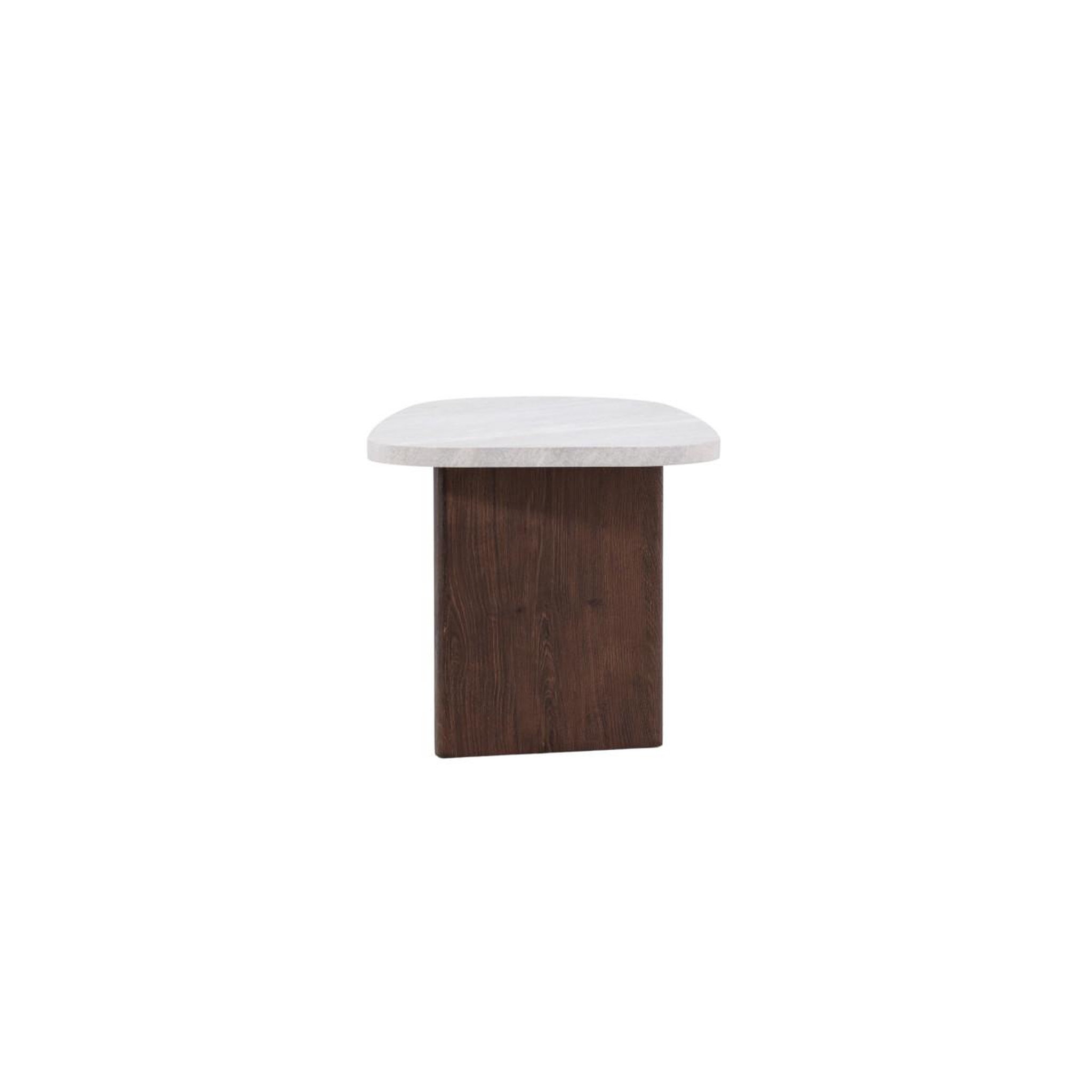 Voir la diapositive 3 : Paris Prix Table d'appoint effet béton  gronvik  70cm gris clair