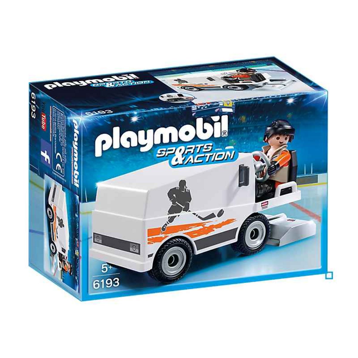 PLAYMOBIL 6193 Agent d'entretien et surfaceuse