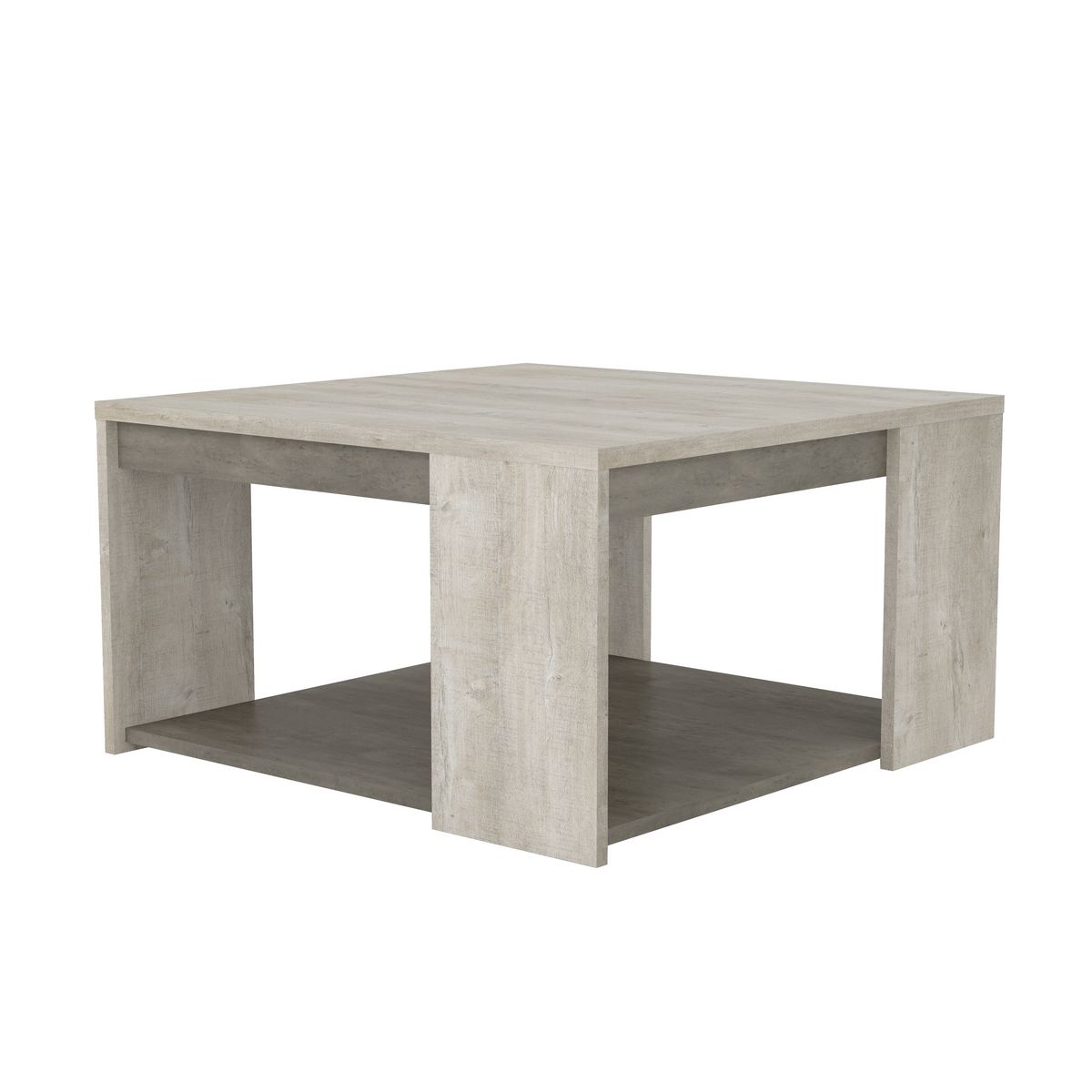 Table basse carrée avec niche ouverte L80cm CANNES 