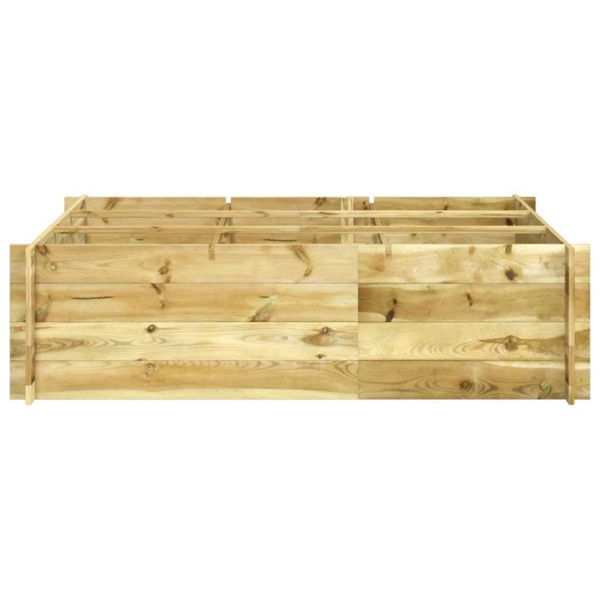 VIDAXL Lit sureleve 150x100x40 cm bois impregne