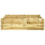Voir la diapositive 2 : VIDAXL Lit sureleve 150x100x40 cm bois impregne