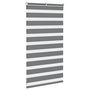 Voir la diapositive 4 : VIDAXL Store zebre gris fonce largeur du tissu 85,9 cm polyester