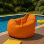Voir la diapositive 2 : CONCEPT USINE Pouf poire d'extérieur 130x115cm orange OHAU
