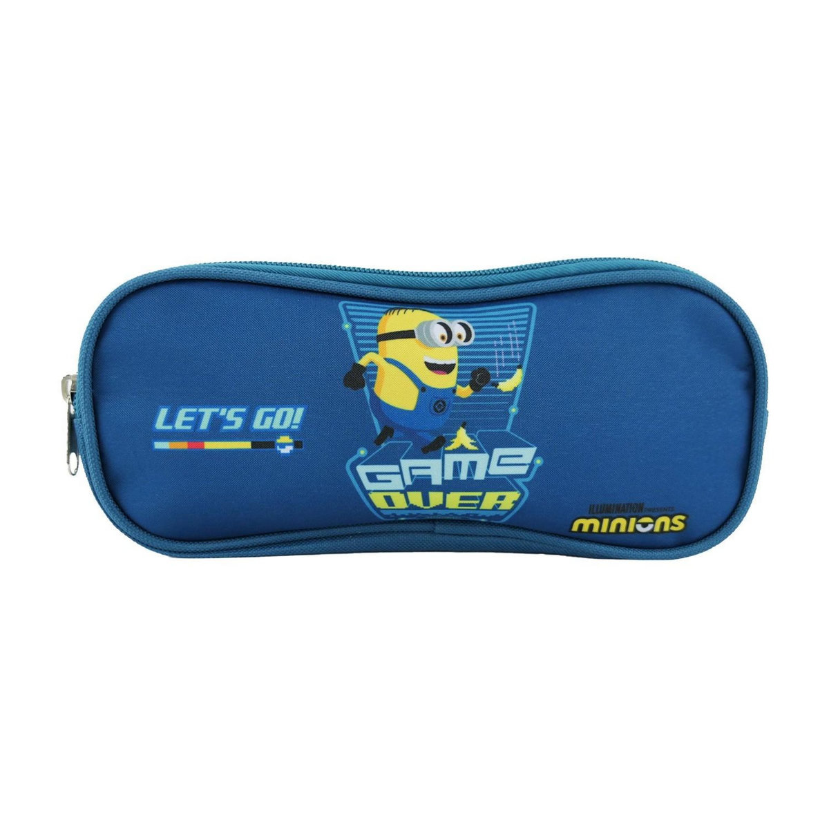 Bagtrotter BAGTROTTER Trousse scolaire 2 compartiments Les Minions Bleu