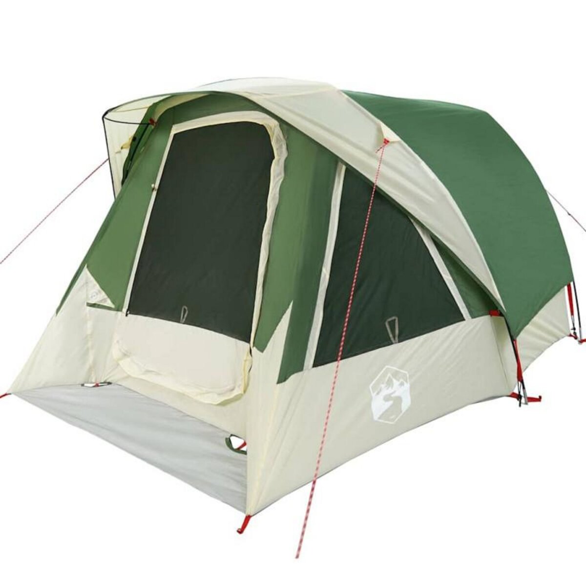 VIDAXL Tente de cabine familiale 6 personnes vert imperméable
