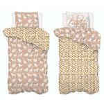 Atmosphera Kids Parure de lit enfant Savane - 100% coton 57 fils - 140 x 200 cm