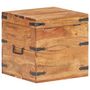 Voir la diapositive 5 : VIDAXL Coffre 40x40x40 cm bois d'acacia solide
