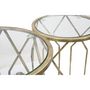 Voir la diapositive 4 : Paris Prix Lot de 3 Tables d'Appoint  Tunis  71cm Or