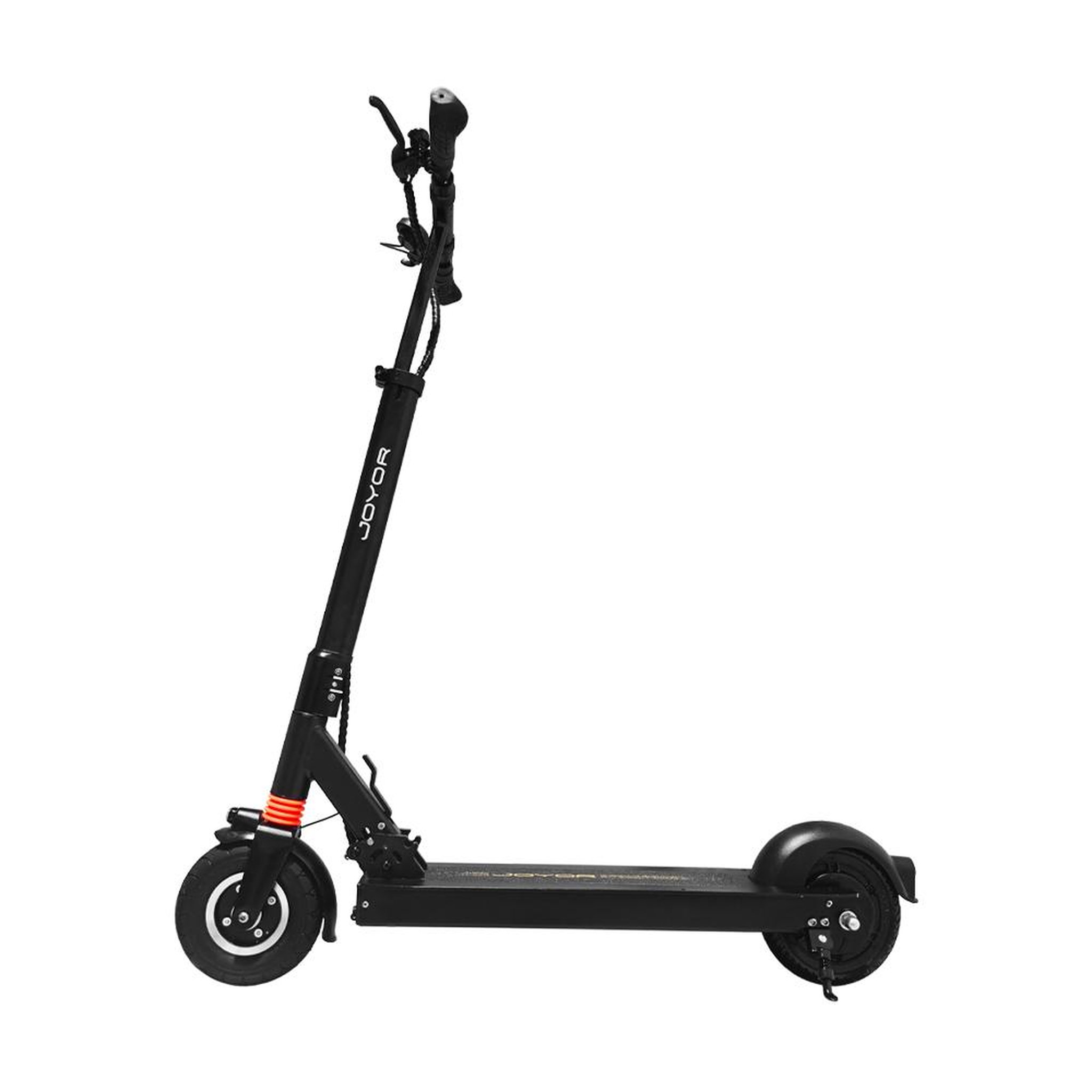 JOYOR Trottinette électrique JOYOR F5, légère et pliable, idéale pour les trajets domicile-travail, noire.