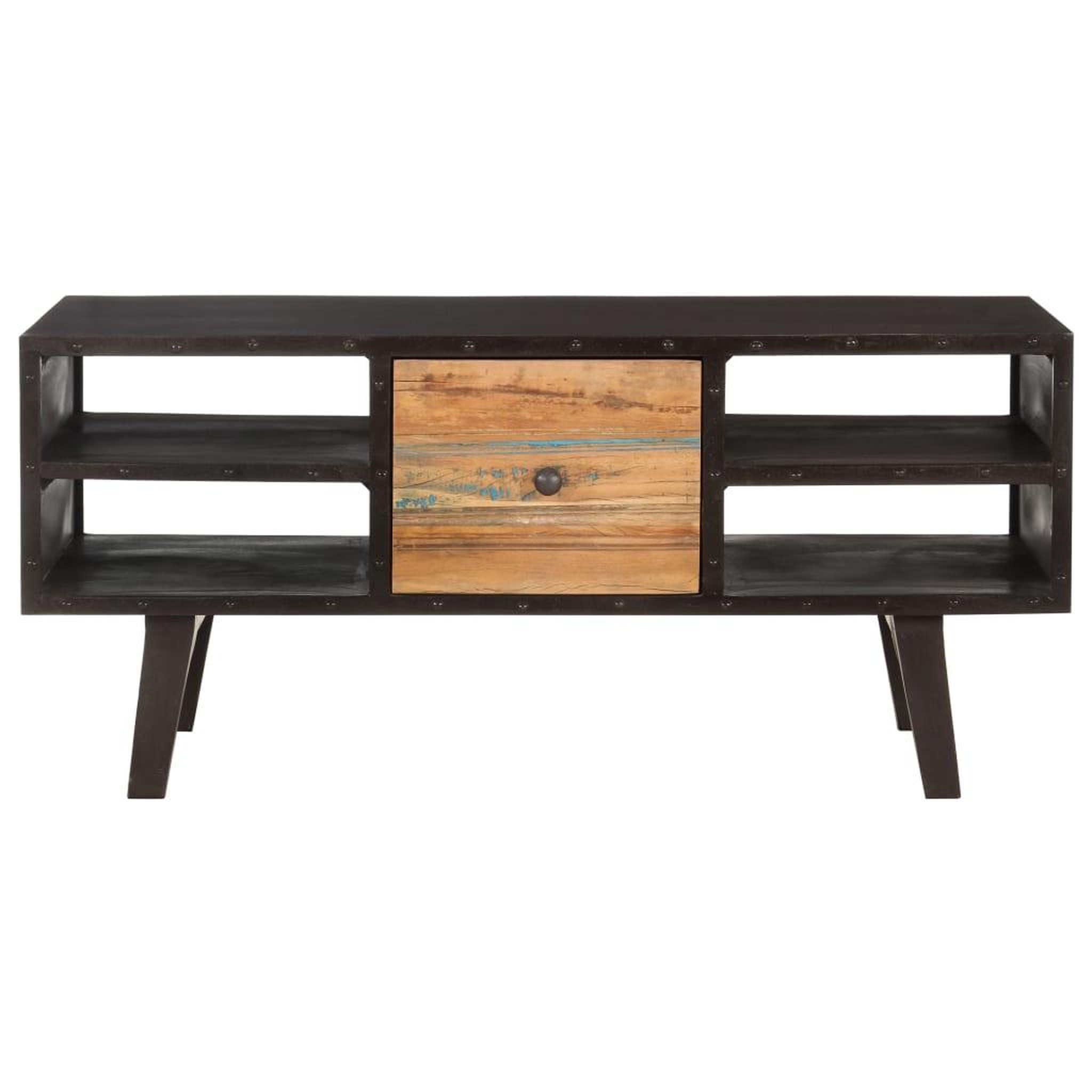 Voir la diapositive 2 : VIDAXL Table basse 100x50x45 cm bois de recuperation massif