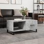 Voir la diapositive 1 : VIDAXL Table basse gris beton 90x50x40 cm bois d'ingenierie