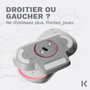 Voir la diapositive 2 : SKILLKORP Souris Gamer Sans Fil Ambi One blanche Progress