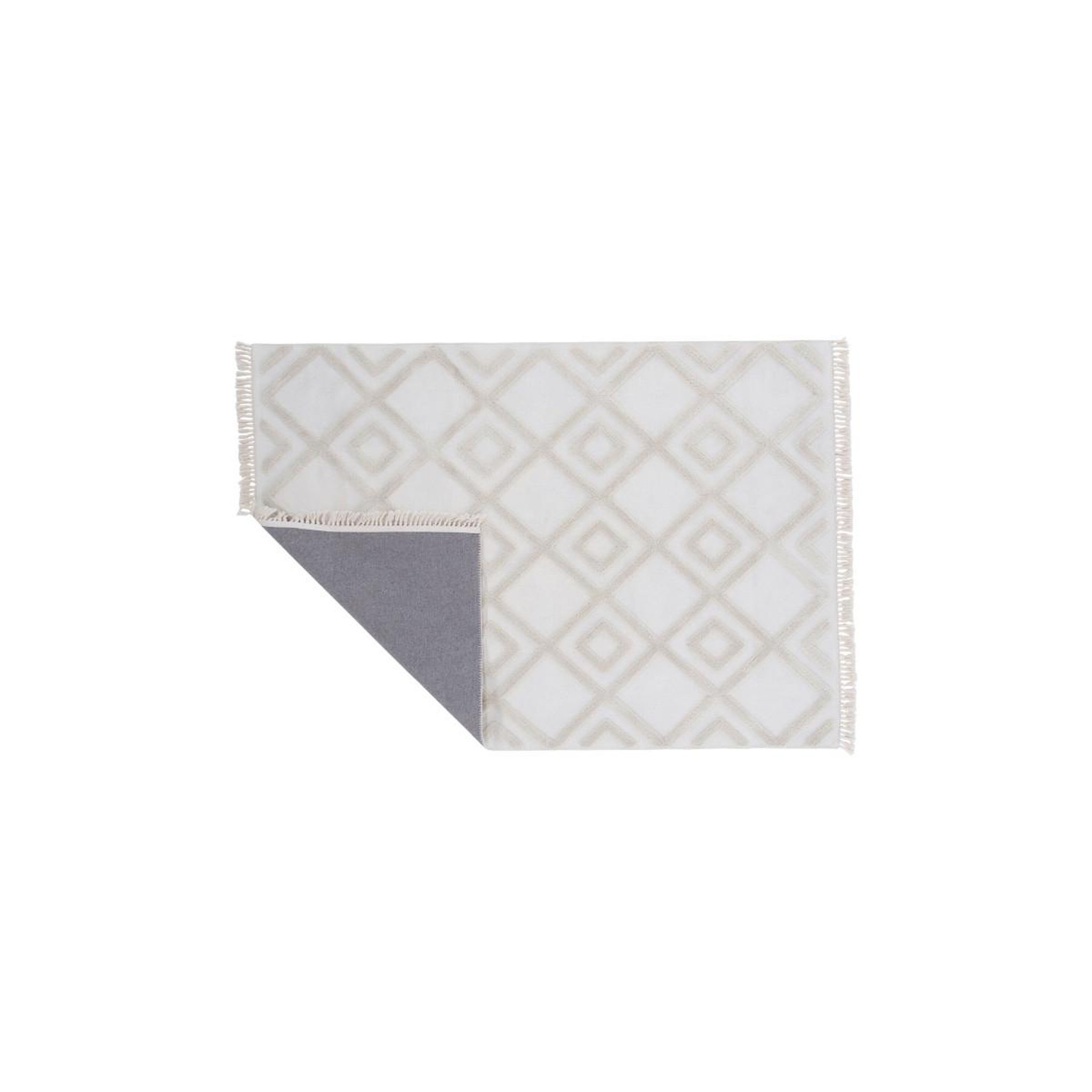 Voir la diapositive 2 : Paris Prix Tapis design avec franges  towa  160x230cm naturel