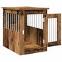 Voir la diapositive 5 : VIDAXL Meuble de cage chien vieux bois 45x62x59 cm bois d'ingenierie
