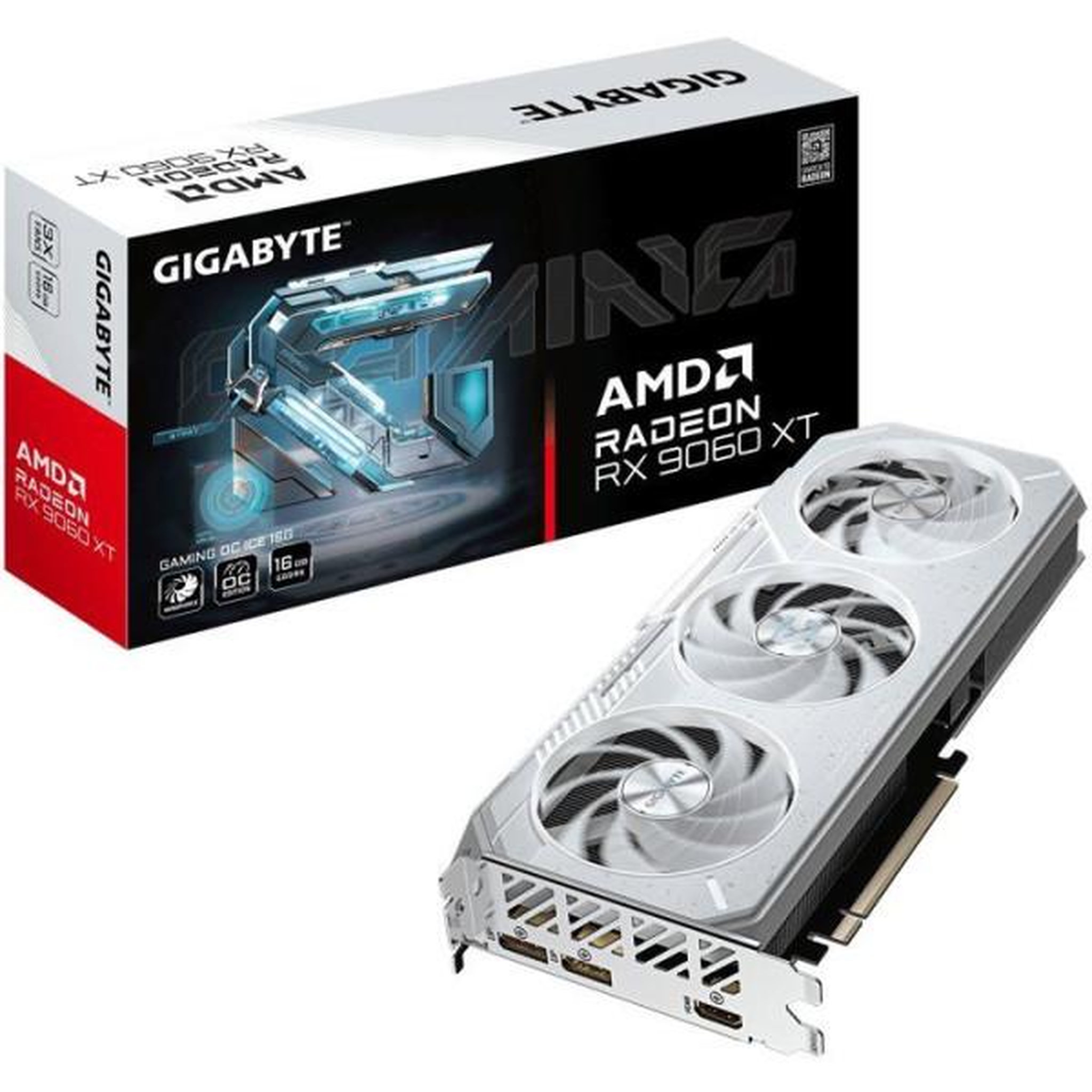 Voir la diapositive 1 : Gigabyte Gigabyte - gaming ice - carte graphique - amd radeon rx 9060xt oc - 16 go