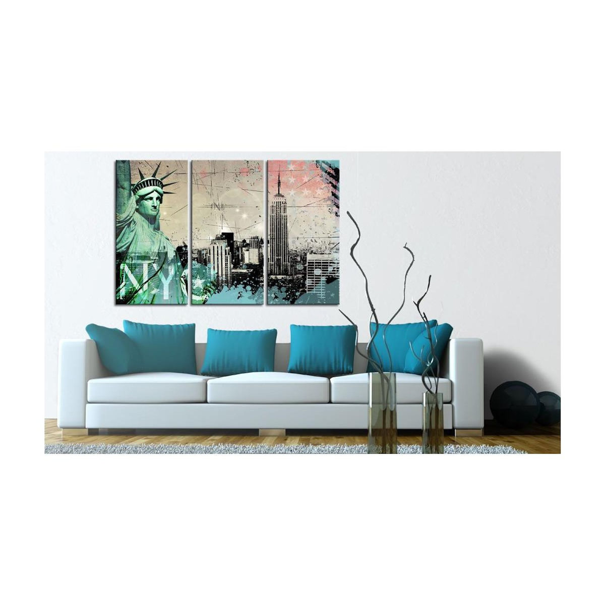 Paris Prix Tableau Imprimé  NYC Collage
