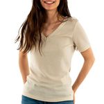 MORGAN T shirt Beige Femme Morgan Diwi. Coloris disponibles : Beige