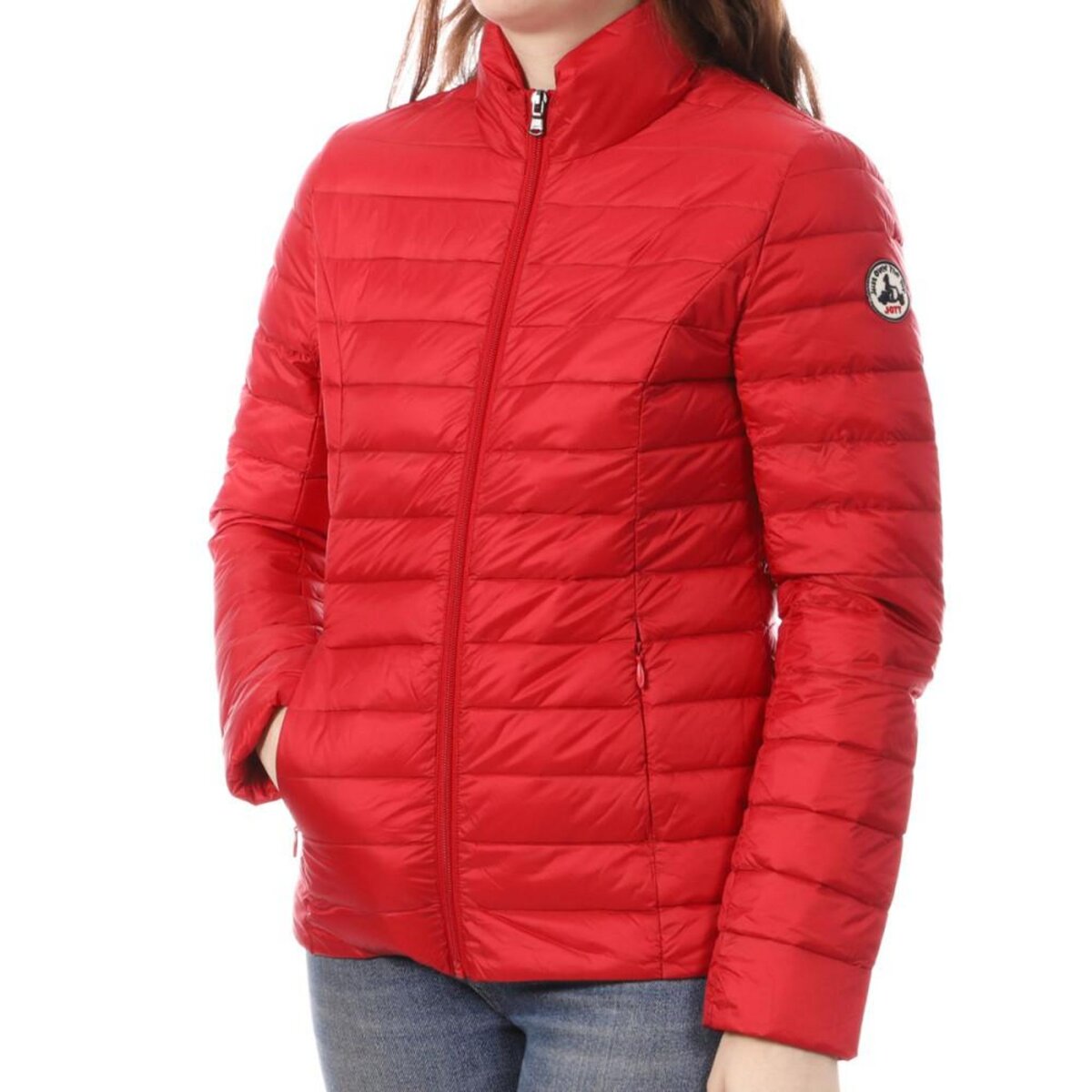 Veste doudoune rouge discount femme