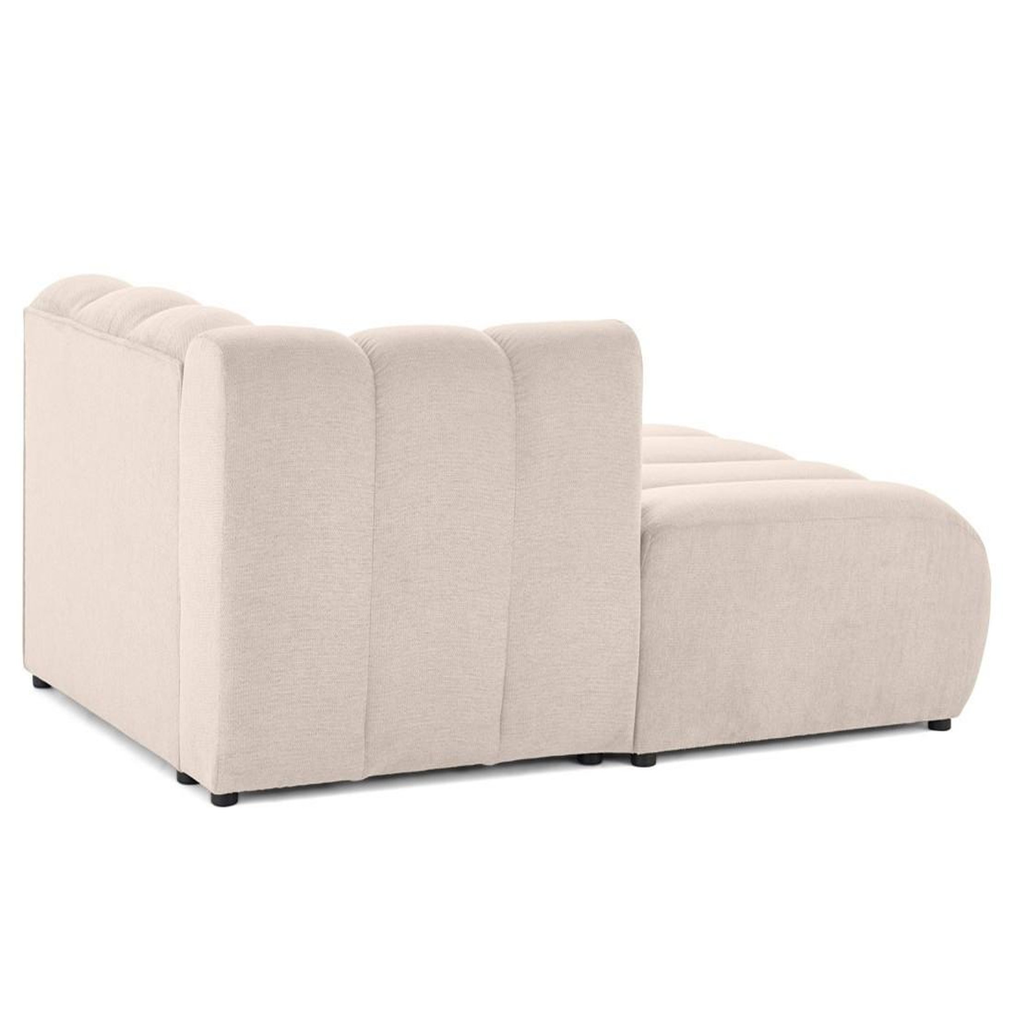 Voir la diapositive 5 : LISA DESIGN Debbie - module d'assise méridienne gauche en tissu texturé