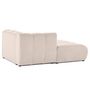 Voir la diapositive 5 : LISA DESIGN Debbie - module d'assise méridienne gauche en tissu texturé
