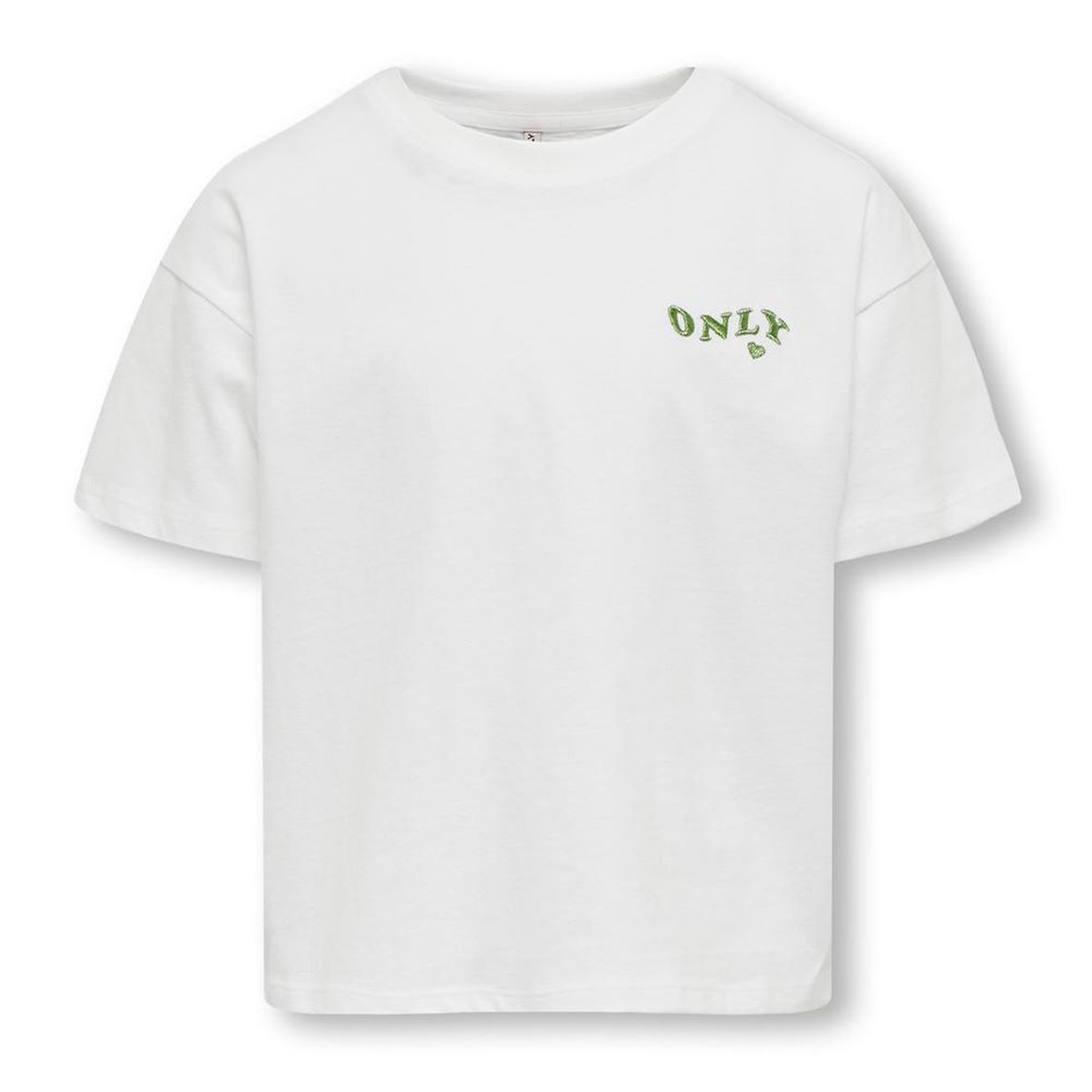 Only T shirt /Vert Fille Only Kogmaiken. Coloris disponibles : Blanc