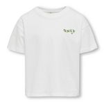Only T shirt /Vert Fille Only Kogmaiken. Coloris disponibles : Blanc