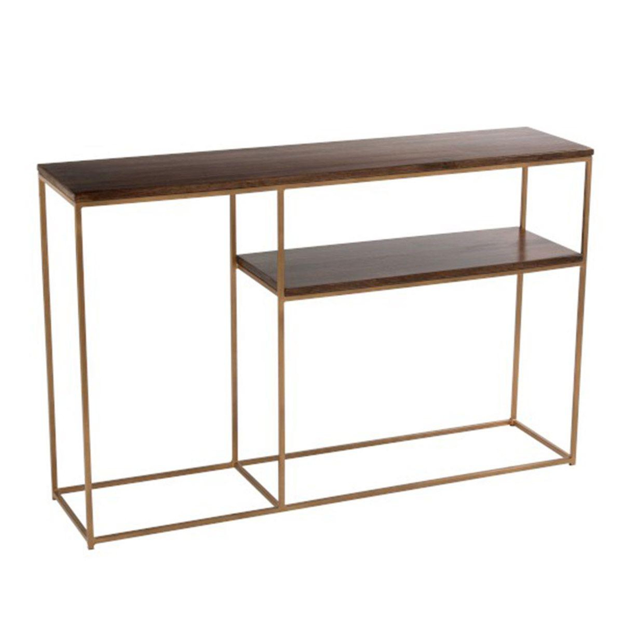 Voir la diapositive 1 : J-LINE Console 2 Parties Design  Rafi  114cm Marron