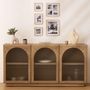 Voir la diapositive 2 : ATMOSPHERA Lot de 5 cadres photos en bois - Beige