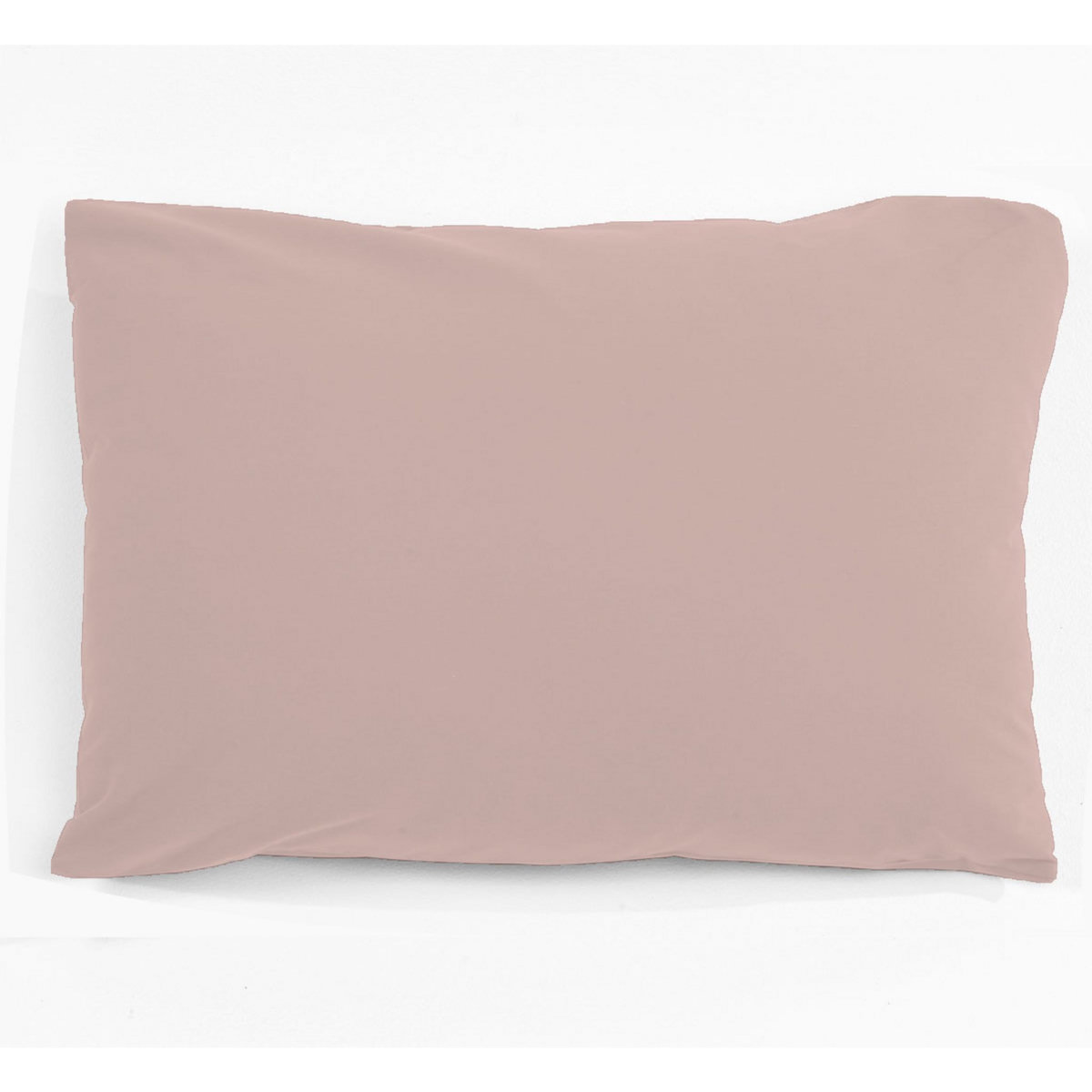 Taie d 'oreiller unie en coton 47 fils 