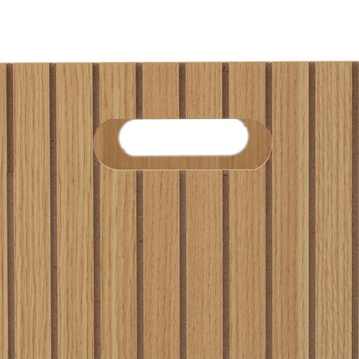 FIVE Boîte de rangement 31 x 31 en bois TASSO - Beige