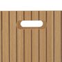 Voir la diapositive 4 : FIVE Boîte de rangement 31 x 31 en bois TASSO - Beige
