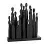 Paris Prix Statuette Déco  Personnage Groupe  48cm Noir