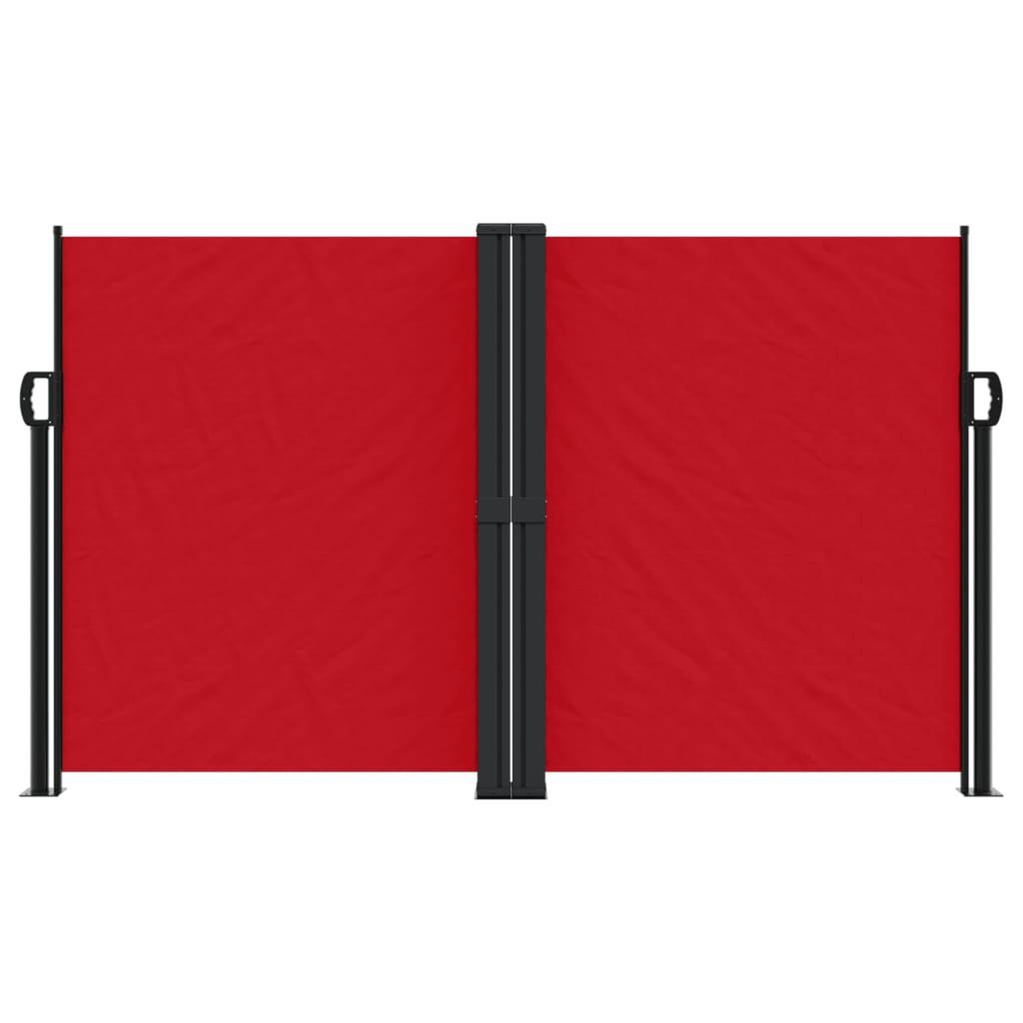 Voir la diapositive 3 : VIDAXL Auvent lateral retractable rouge 140x1000 cm